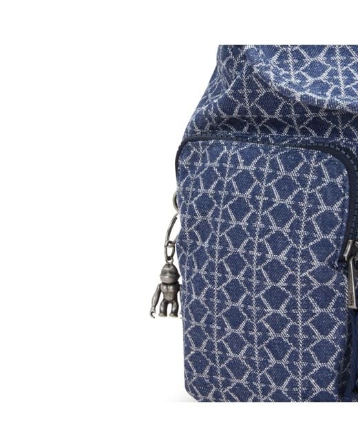 Kipling Blue Backpack Anto S Light Denim Jq Small