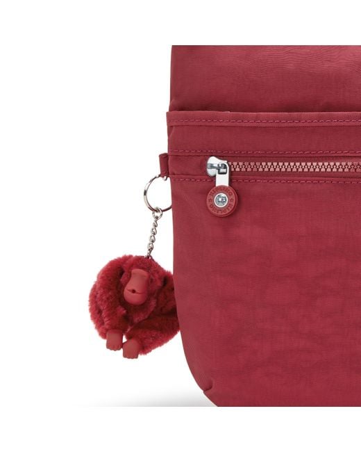 Kipling Red Crossbody Bag Arto Funky Medium