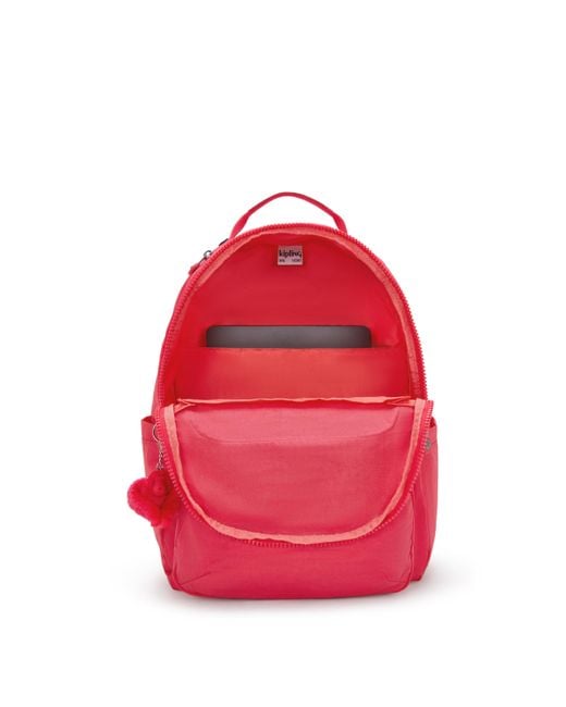 Kipling Red Seoul Backpack