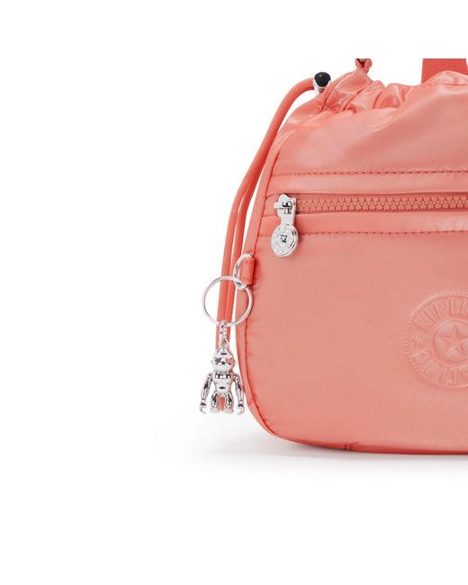 Kipling Pink Crossbody Bag Jamir Peach Glam Small