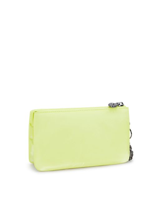 Kipling Yellow Pouch Creativity L Bright Sun Glam Large 70% Polyamide, 30% Polyurethane