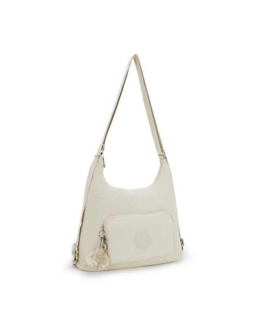 Kipling Gray Shoulder Bag Yenna Hideaway Medium