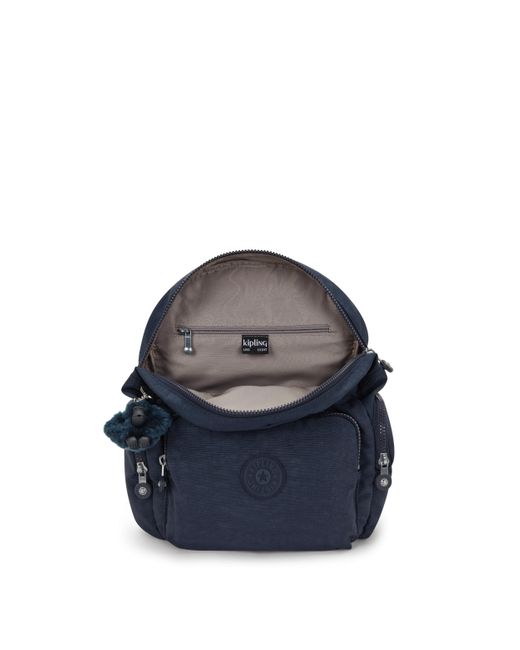 Kipling Blue Backpack City Zip S Muted Sage Combo Small