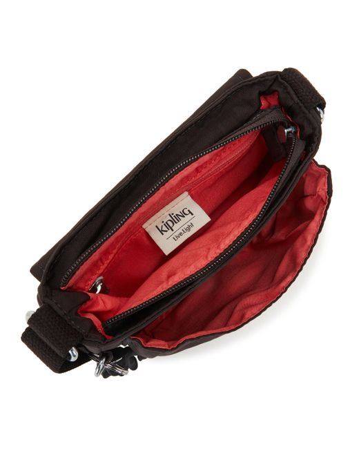 Kipling Black Crossbody Bag Loreen Mini Nostalgic Extra Small