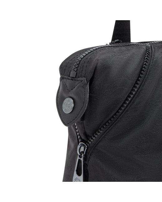 Kipling Black Shoulder Bag Art Mini Undersea Jacquard Small