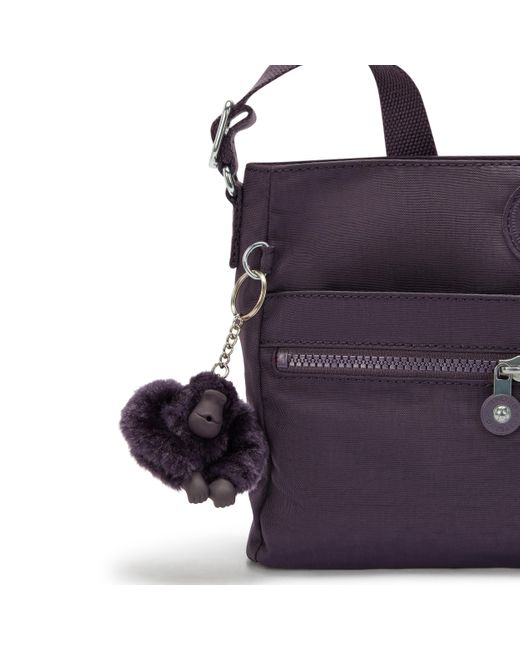 Kipling Purple Crossbody Bag New Angie Ultimate Plum Small