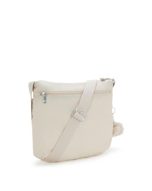 Kipling White Crossbody Bag Arto Hideaway Medium