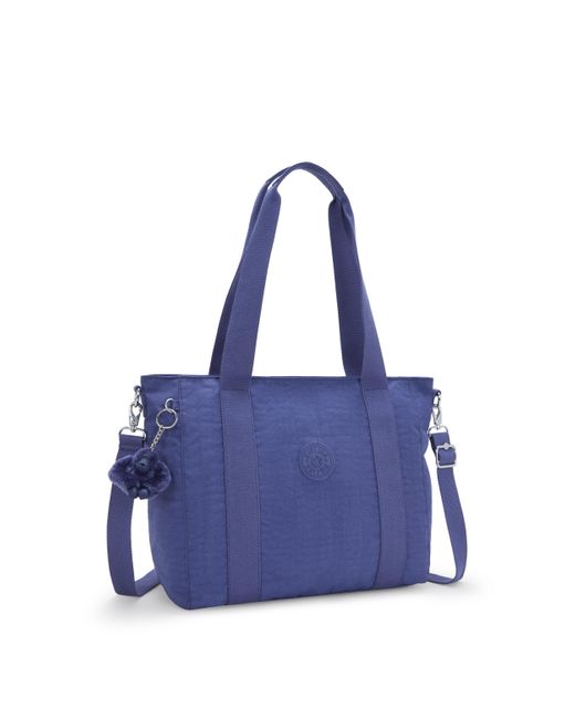 Kipling Blue Tote Asseni S Ocean Small
