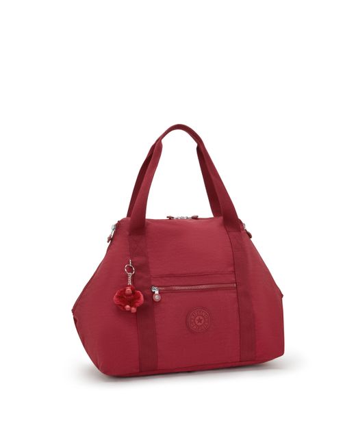 Kipling Red Art Medium 2 Tote Bag
