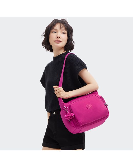 Kipling Pink Crossbody Bag Gabb Confetti Large