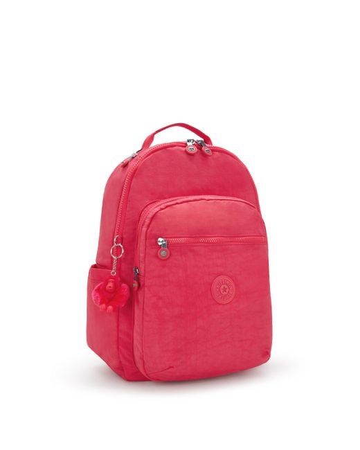 Kipling Red Seoul Backpack