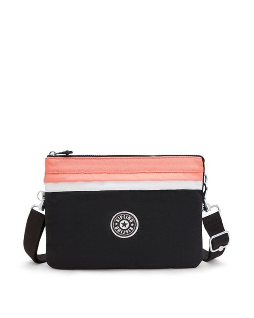 Kipling Crossbody Bag Easy Riri L Jazzy Black Block Medium