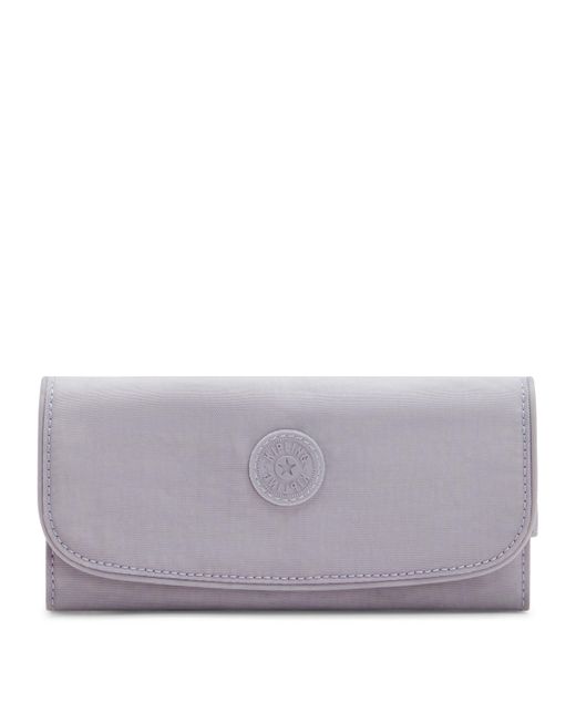Kipling Gray Wallet & Purses Money Land Tender Large