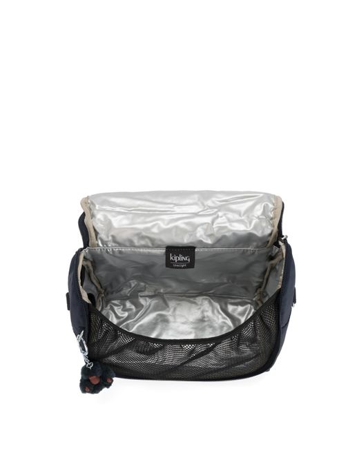 Kipling Blue Pouch New Kichirou Sky Metallic Large