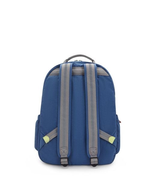 Kipling Green Backpack Seoul Lap Tree House Block Large