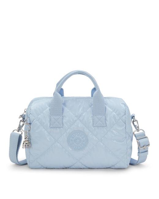 Kipling Blue Shoulder Bag Bina M Glowing Quilt Medium