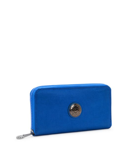 Kipling Blue Wallet & Purses New Imali Satin Large