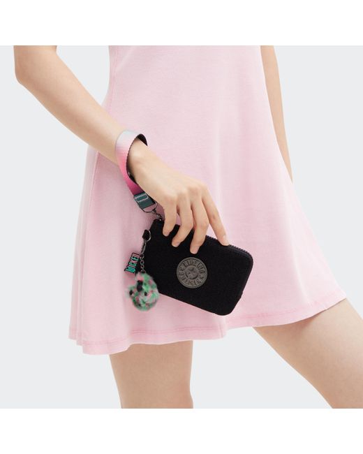 Kipling Black Pouch Amzi Glitter Magic Small