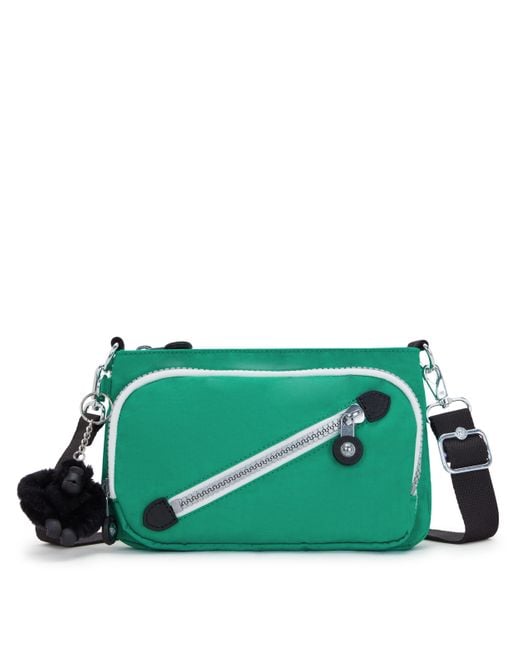 Kipling Green Shoulder Bag New Milos Rapid Small