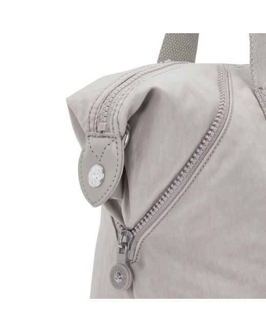 Kipling Green Tote Art Gris Medium 100% Polyamide