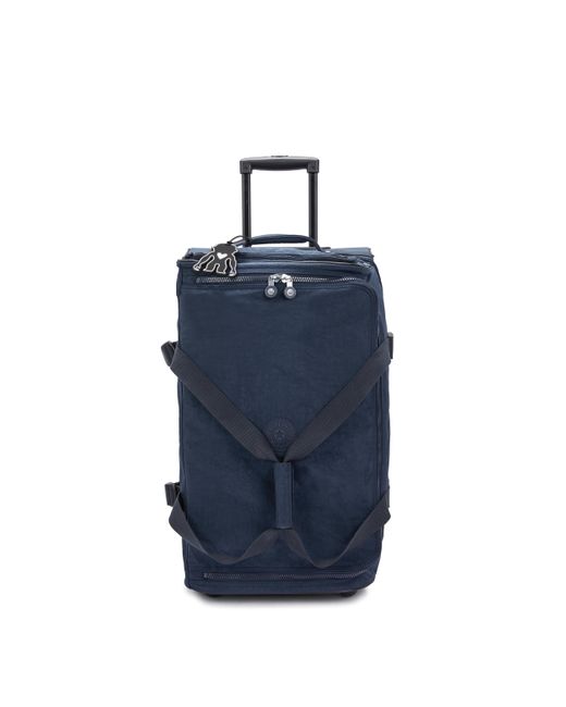 Kipling Blue Medium Wheeled Duffle
