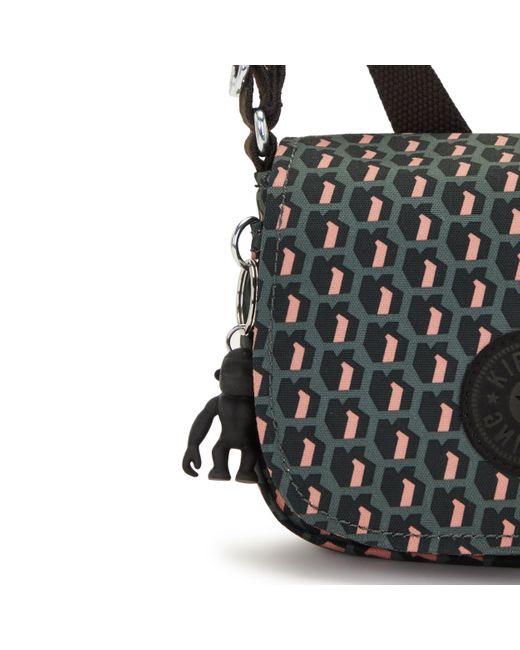 Kipling Blue Crossbody Bag Loreen Mini 3D K Extra Small 100% Recycled Polyester