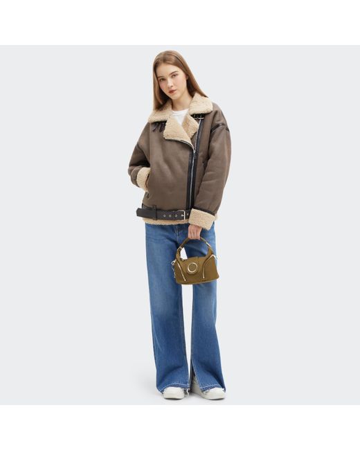 Kipling Metallic Shoulder Bag Sera S Dry Laurel Spice Small