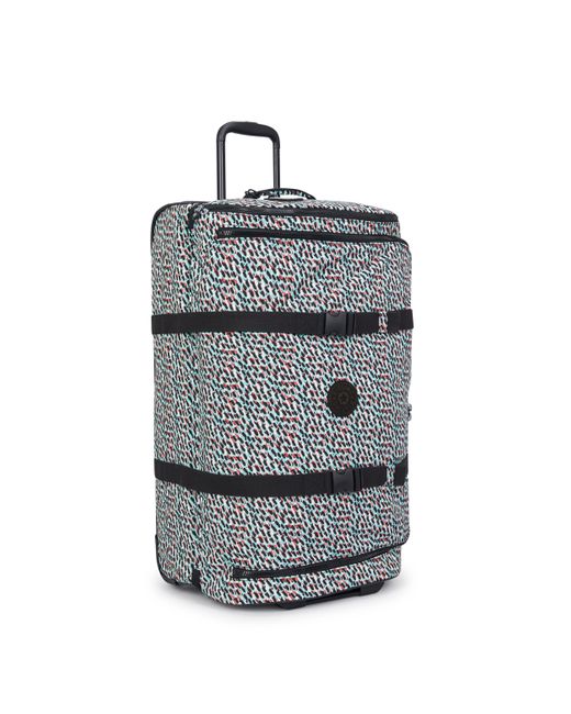 Kipling Gray Wheeled luggage Aviana L Abstract Large