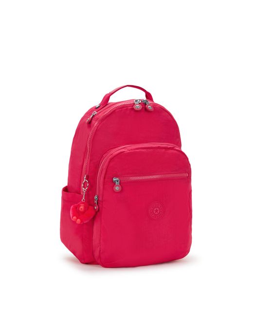 Kipling Pink Backpack Seoul Confetti Large