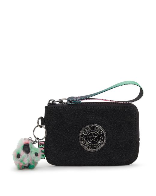 Kipling Black Pouch Amzi Glitter Magic Small