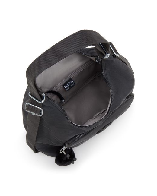 Kipling Black Shoulder Bag Yenna Noir Medium