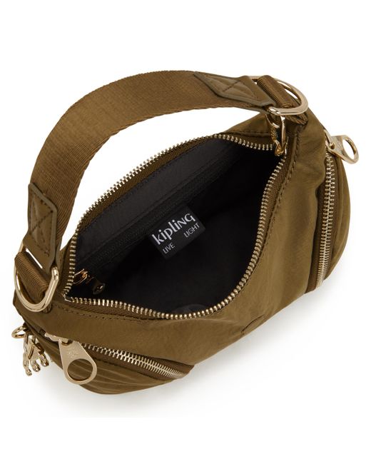 Kipling Metallic Shoulder Bag Sera S Dry Laurel Spice Small