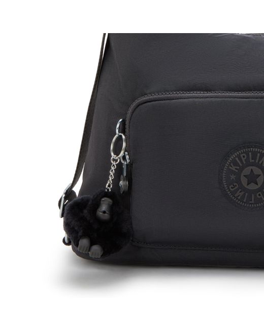 Kipling Black Shoulder Bag Yenna Noir Medium