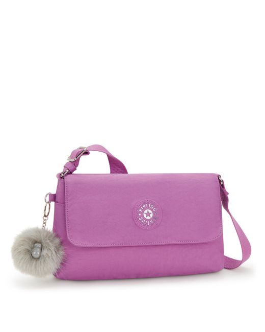 Kipling Purple Shoulder Bag Gipsie Playfull Small