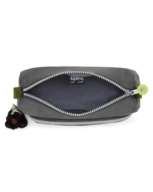 Kipling Gray Pouch Cute Back To Medium 56% Recycled Polyamide, 44% Polyamide