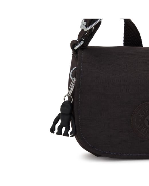 Kipling Black Crossbody Bag Loreen Mini Nostalgic Extra Small