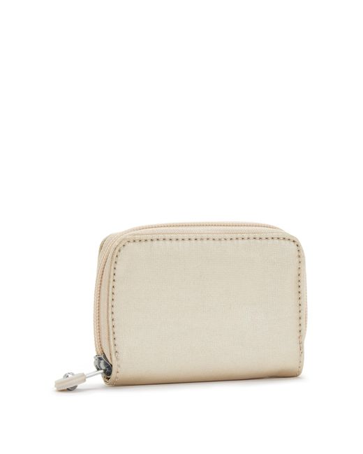 Kipling Natural , Starry Gold Metallic, 3''l X 4.125''h X 1''d, Tops Wallet
