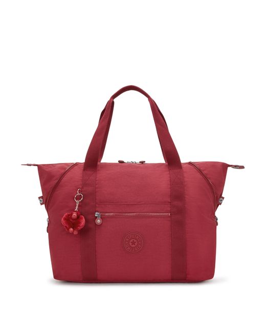 Kipling Red Art Medium 2 Tote Bag
