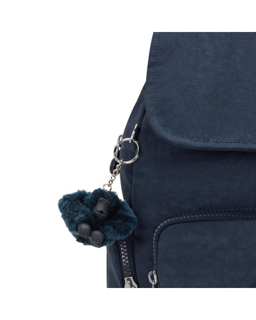 Kipling Blue Backpack City Zip S Muted Sage Combo Small