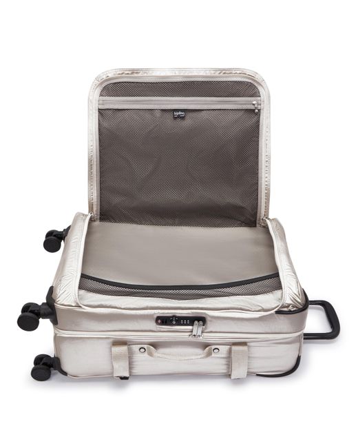 Kipling Wheeled Luggage Spontaneous M Metallic Glow Medium 100% Polyamide