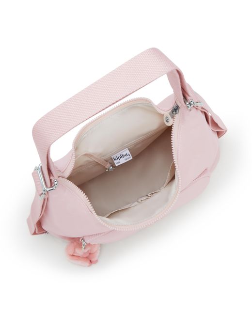 Kipling Pink Shoulder Bag Yenna Shine Medium