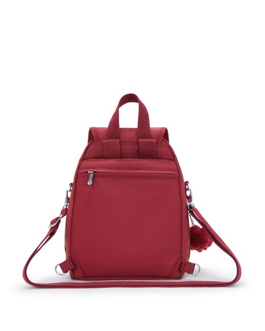 Kipling Red Backpack Firefly Up Funky Small