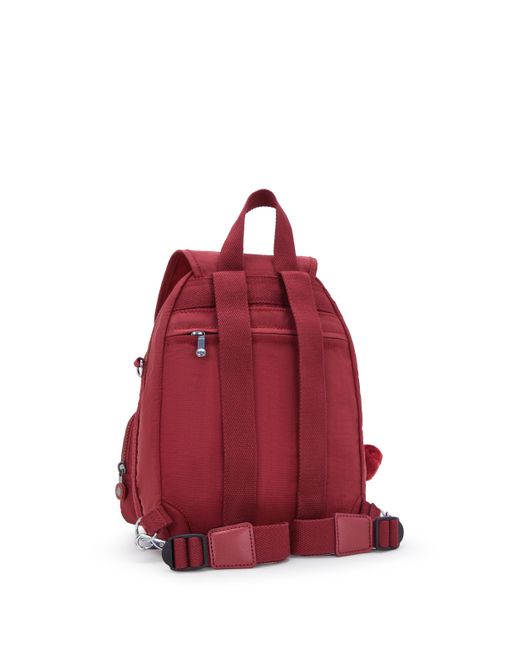 Kipling Red Backpack Firefly Up Funky Small