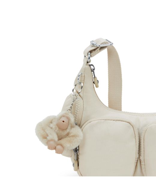 Kipling Natural Crossbody Bag Rikka Mini Signature Embossed Small