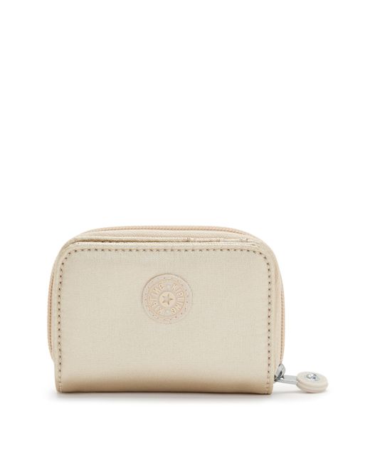 Kipling Natural , Starry Gold Metallic, 3''l X 4.125''h X 1''d, Tops Wallet