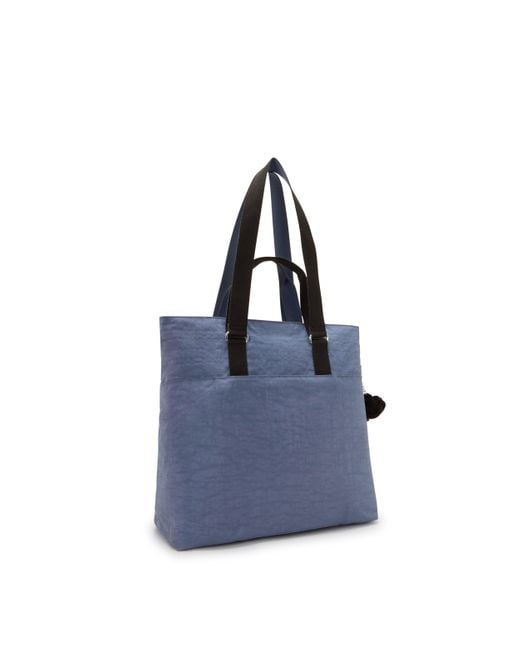Kipling Blue Tote India Relaxed Grey Large