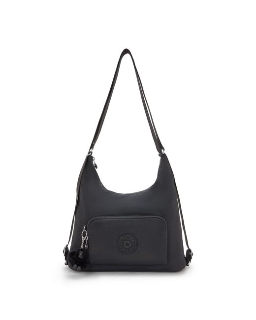 Kipling Black Shoulder Bag Yenna Noir Medium