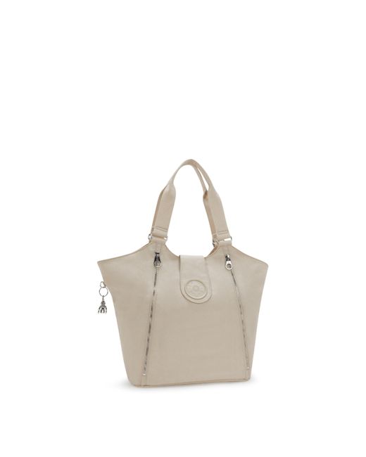 Kipling Gray Tote Recicely Spice Medium