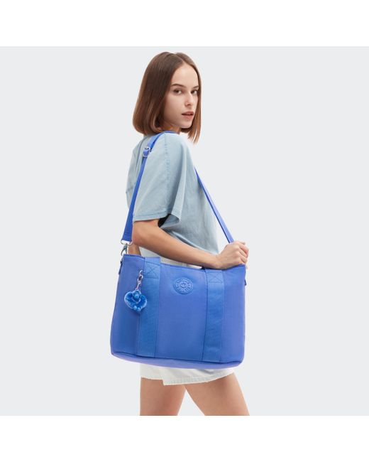 Kipling Blue Tote Minta L Havana Large
