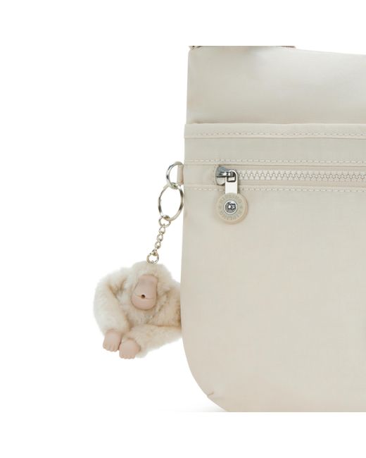 Kipling White Crossbody Bag Arto Hideaway Medium